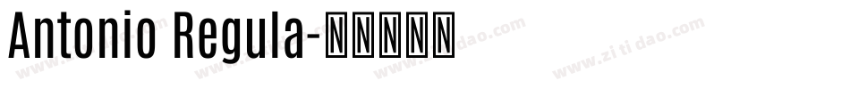 Antonio Regula字体转换